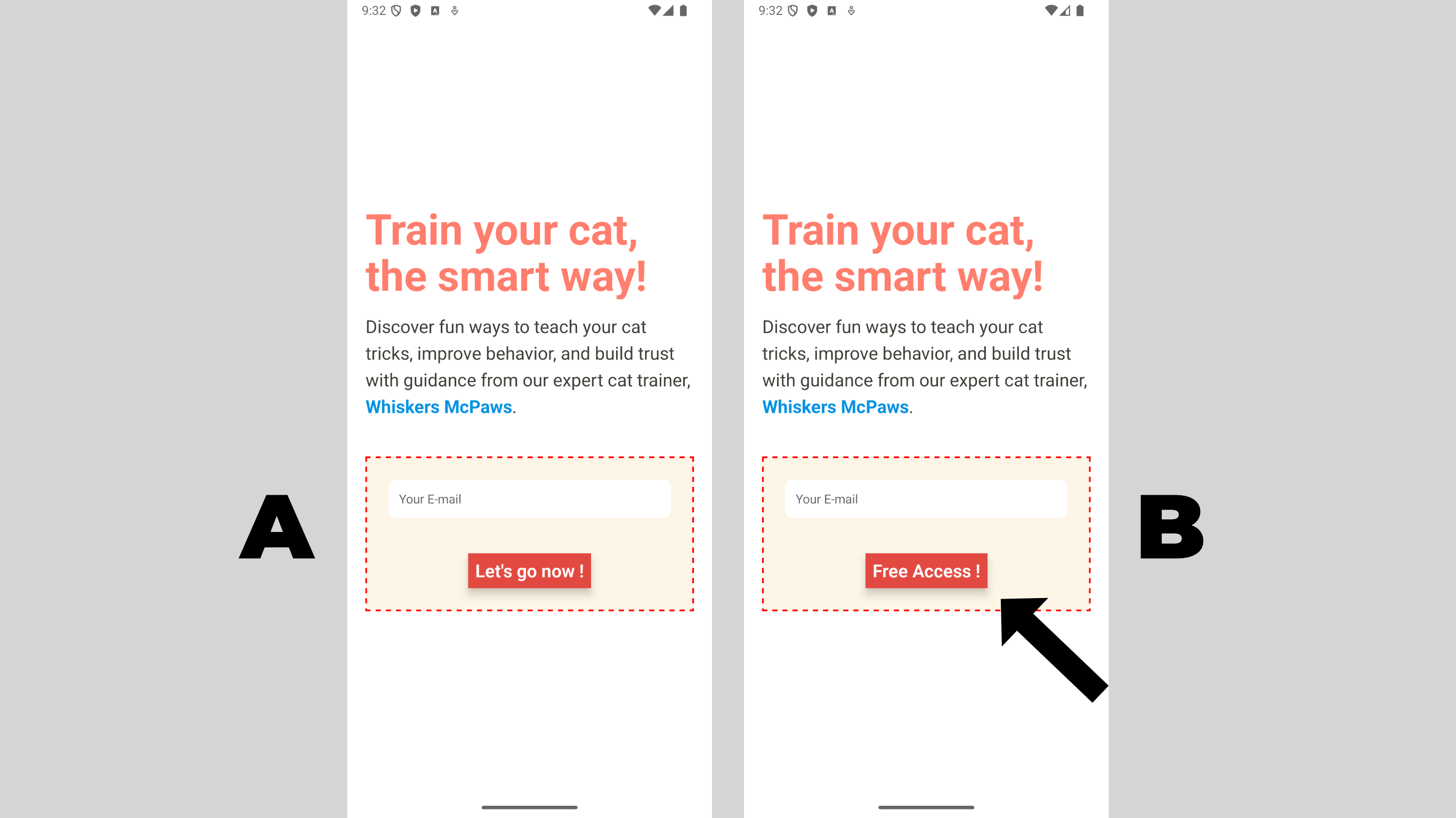 A/B versions