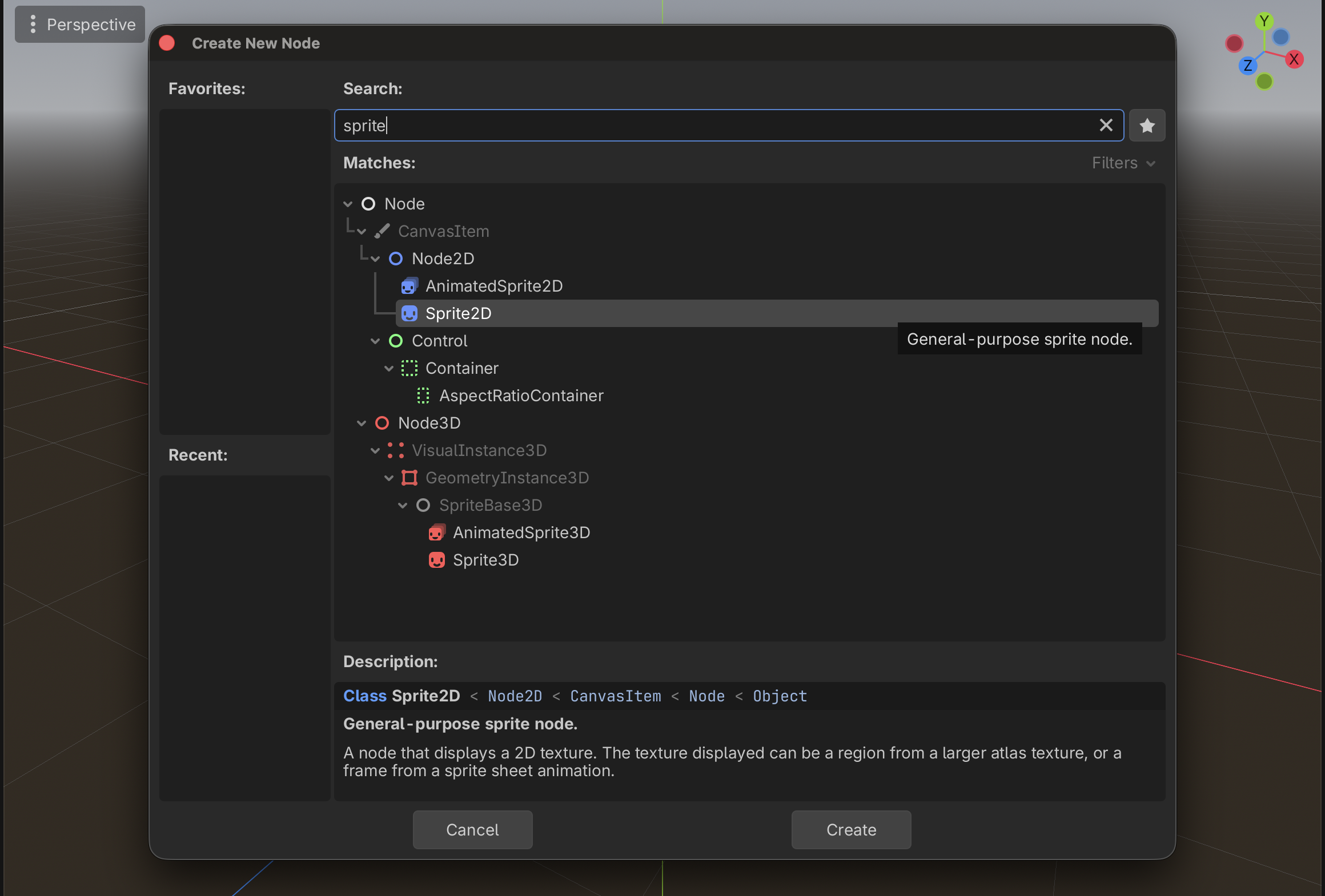Creating a sprite node