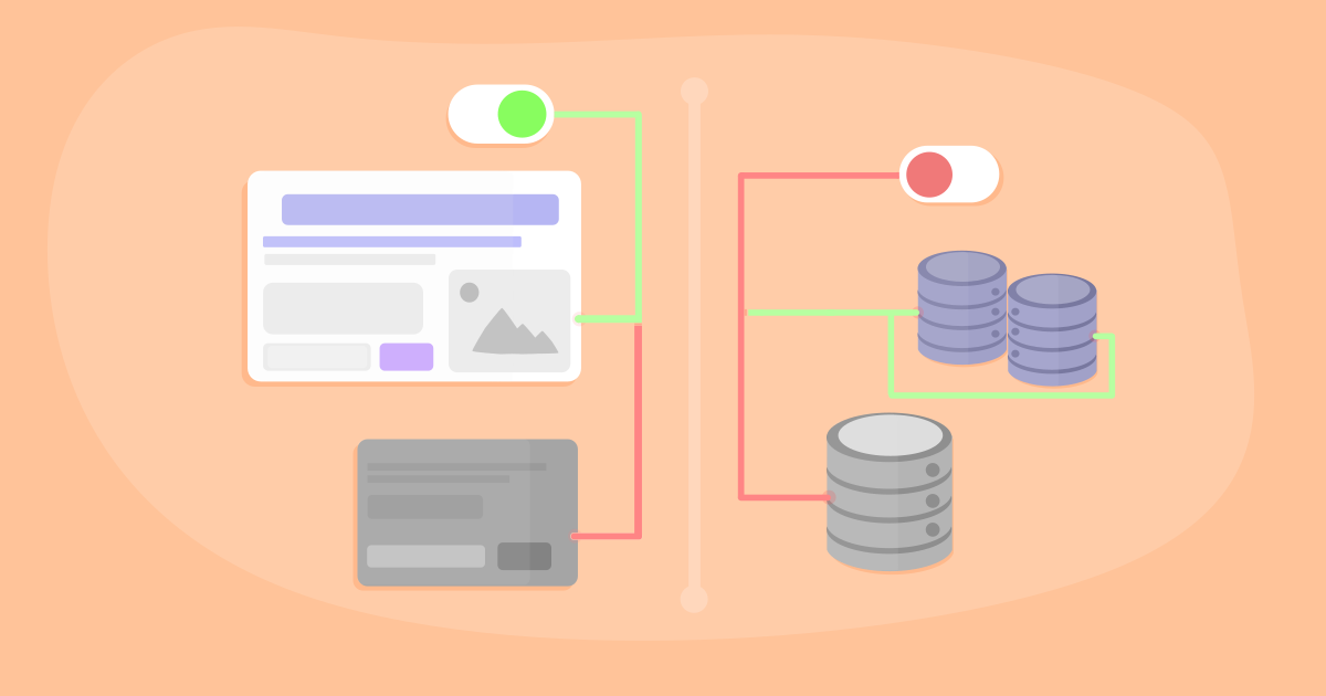 Frontend vs Backend feature flags cover
