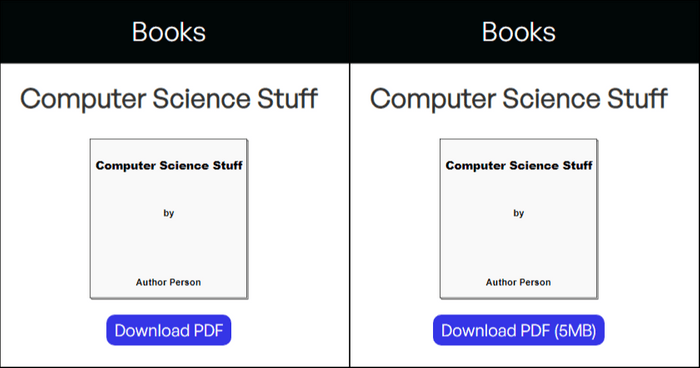 A and B versions of the sample app