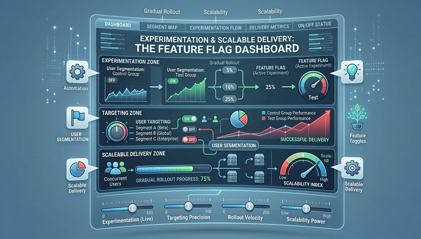 Experimenting and growth hacking with feature flags