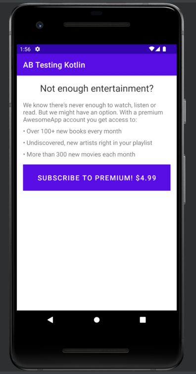 Image of Completed App