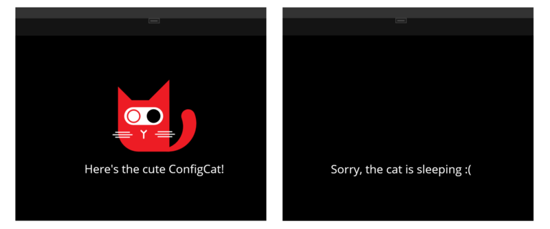Comparison between the two states