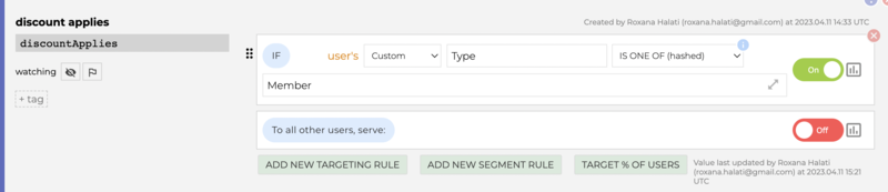 Setting Up The Targeting Rules