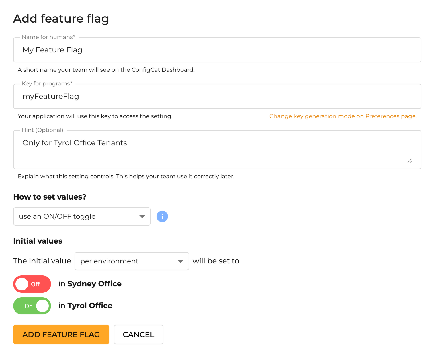 Add feature flag